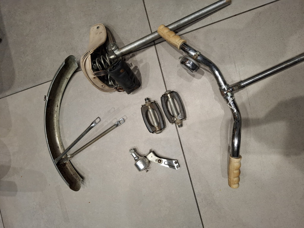 Retro Puch Camping Folding Cargo Bike BMX Parts 1970s