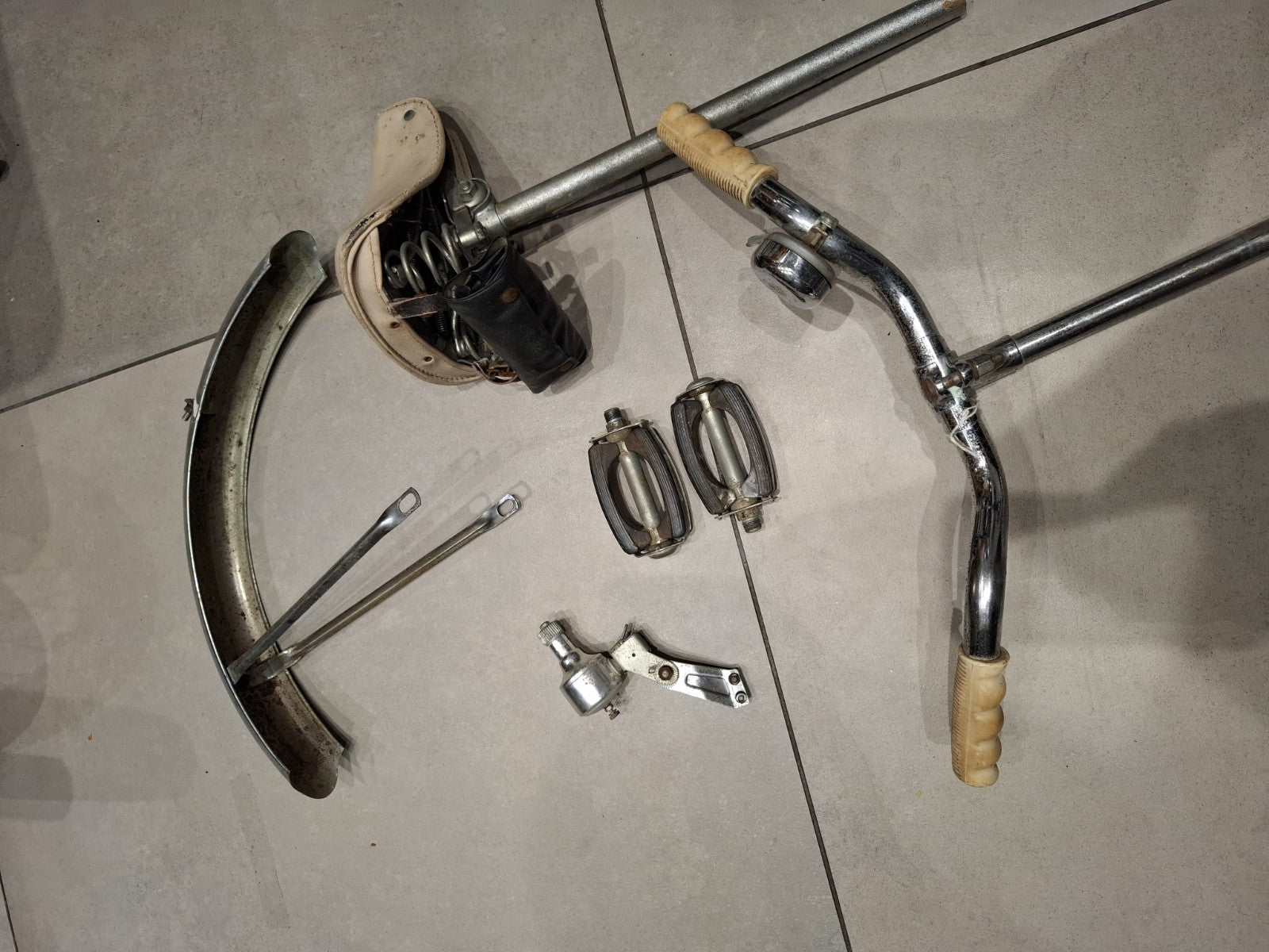 Retro Puch Camping Folding Cargo Bike BMX Parts 1970s