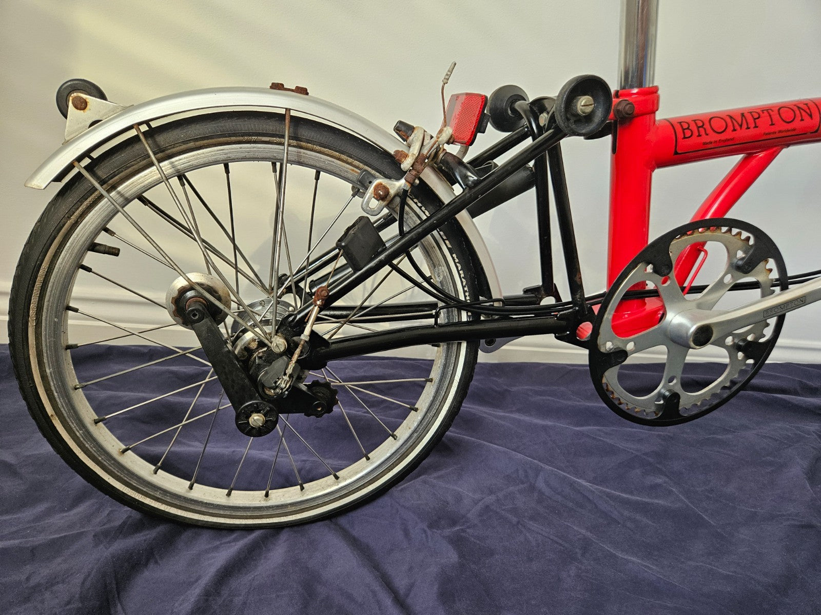 Brompton Vintage Project for restoration - Red - 1997