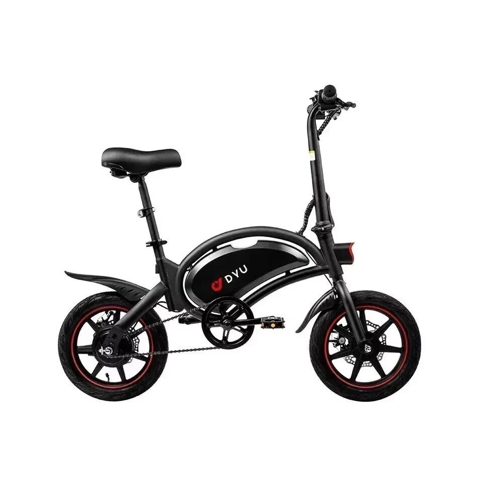 DYU D3F 14" Folding E -  Bike 250-W 36-V 10/Ah E- Bike E- City Bike 25km/h 50km