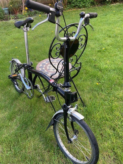 Brompton folding bike 3 speed M3L - black
