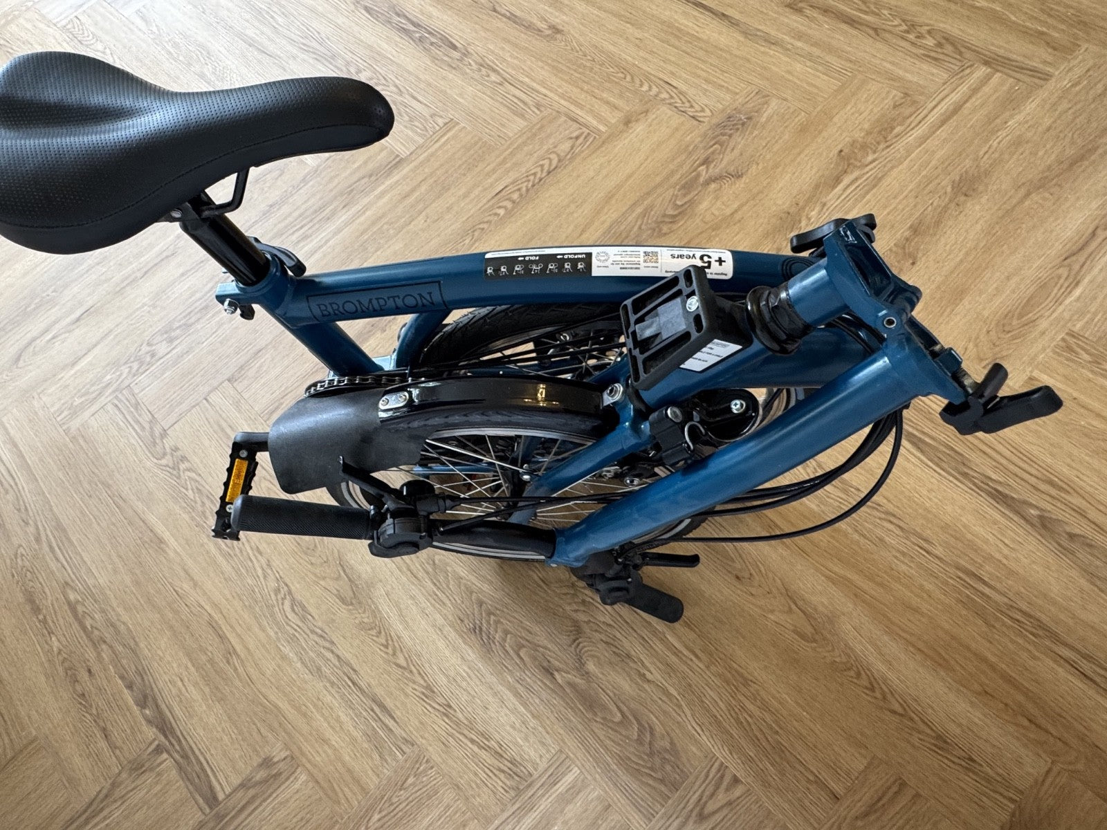 Brompton folding bike, C Line - 6-speed, Ocean Blue, Excellent Condition