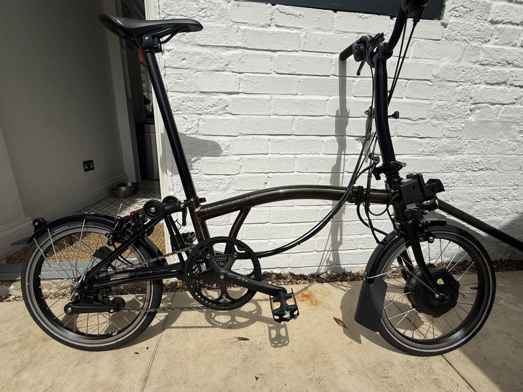 Brompton C Line Electric (M6L) Black Edition - Black Lacquer