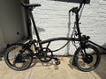 Brompton C Line Electric (M6L) Black Edition - Black Lacquer