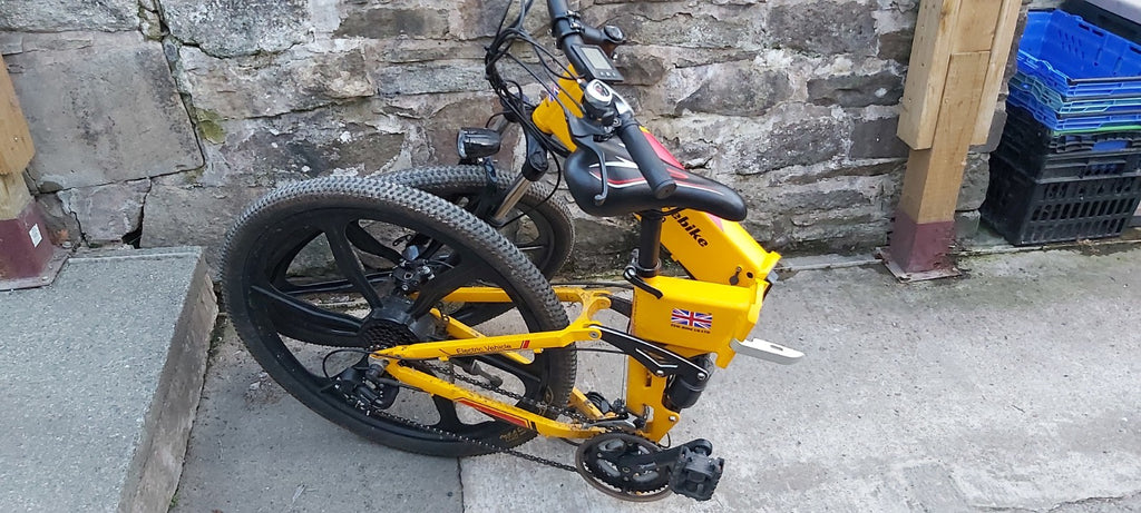 rare foldable mountain bike
