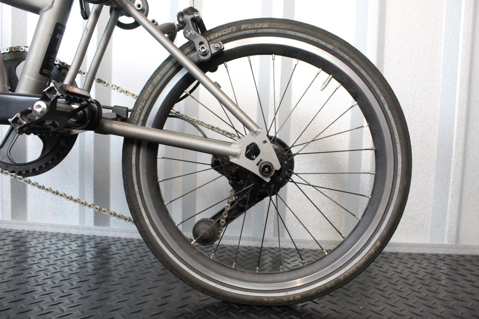 2021 Brompton T-Line Titanium 4-Speed 8.93kg - Used