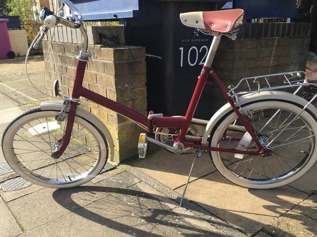 Vintage Ladies Folding Bicycle 3-speed