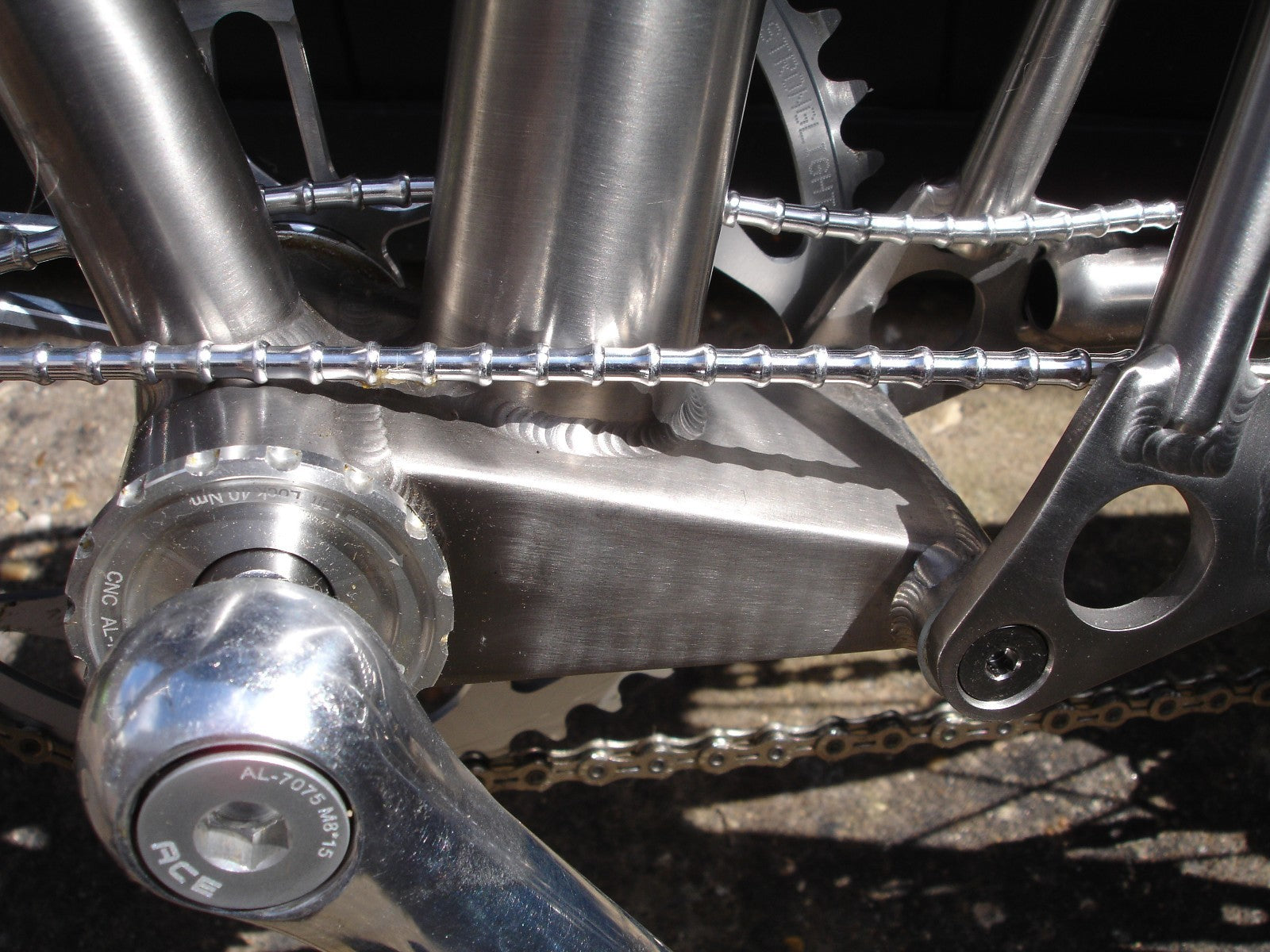 Brompton Project Bike S3E-X Superlight Polished Titanium   7.23 KG  Bicycle