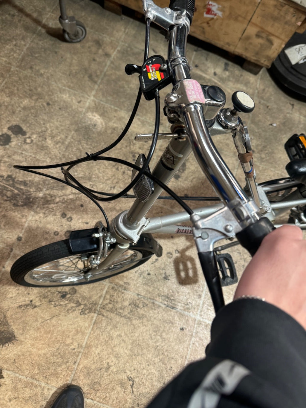 Bikerton Folding Bike. Used. Great condition. Vintage. Rare. Chrome.