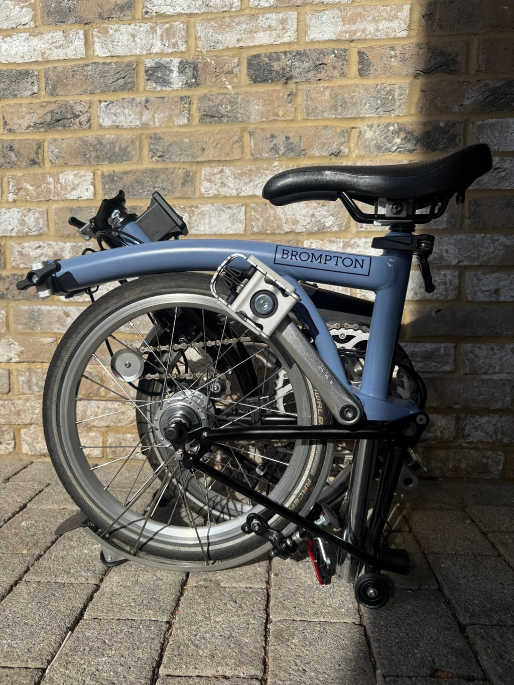 Brompton Cloud Blue & Black - C Line Mid M3L - WORLDWIDE SHIP - Top Condition