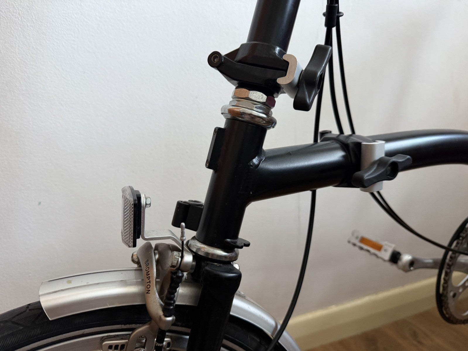Brompton C Line M3L (3 Speed)  folding bicycle - Black