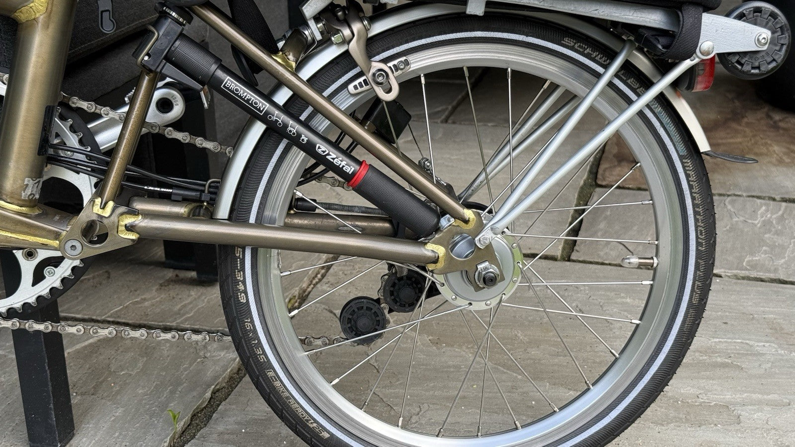 Brompton Gold Lacquer Limited Edition Bike - 6-Speed 2014 Fully upgraded