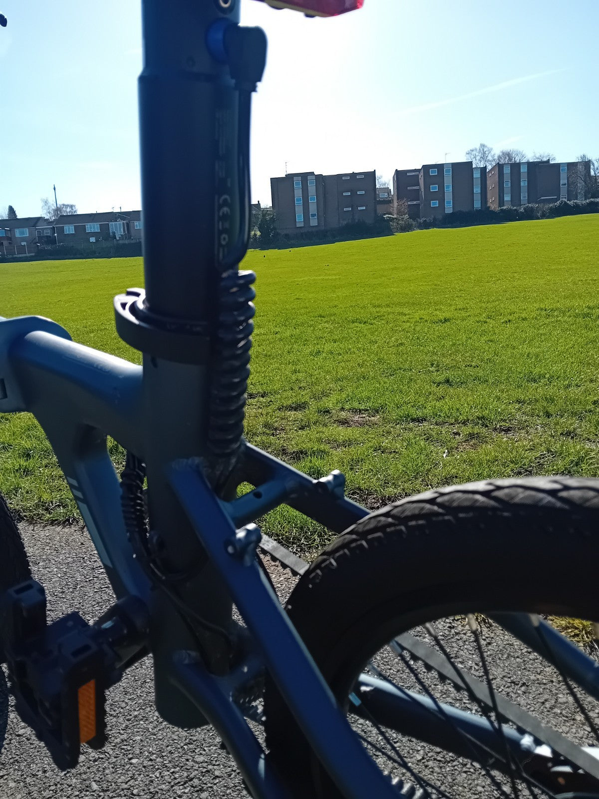 ADO Air 20S Folding Hybrid Bike 20" Carbon Belt Drive Chargeable