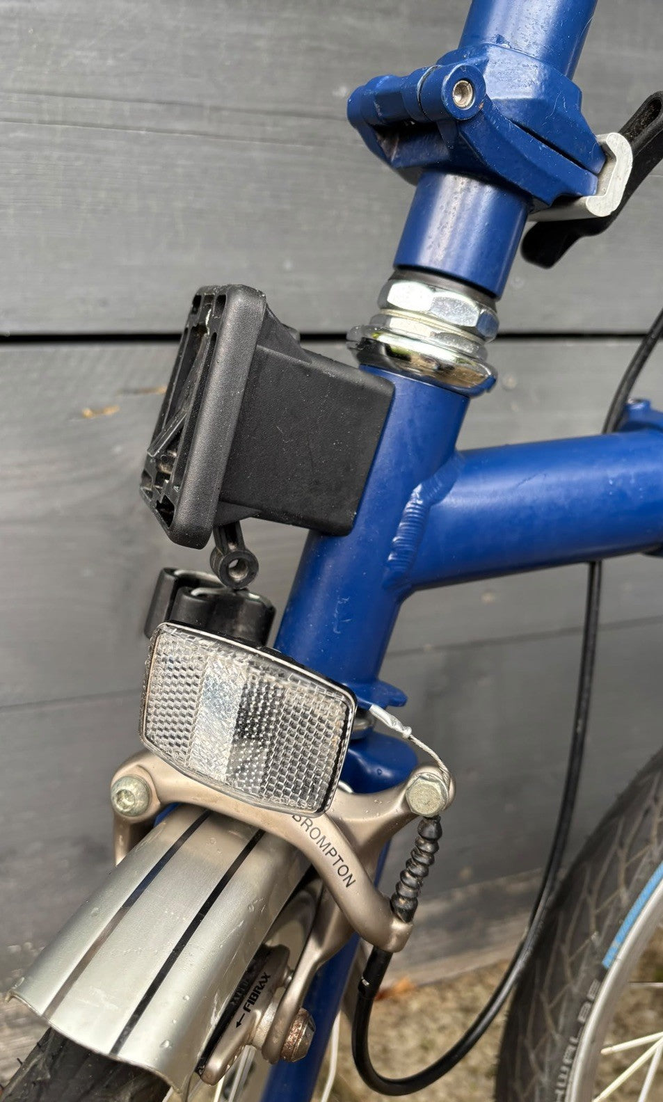 Brompton H6L C Line 6 Speed Folding Bicycle in Cobalt Blue - Light Leisure Use