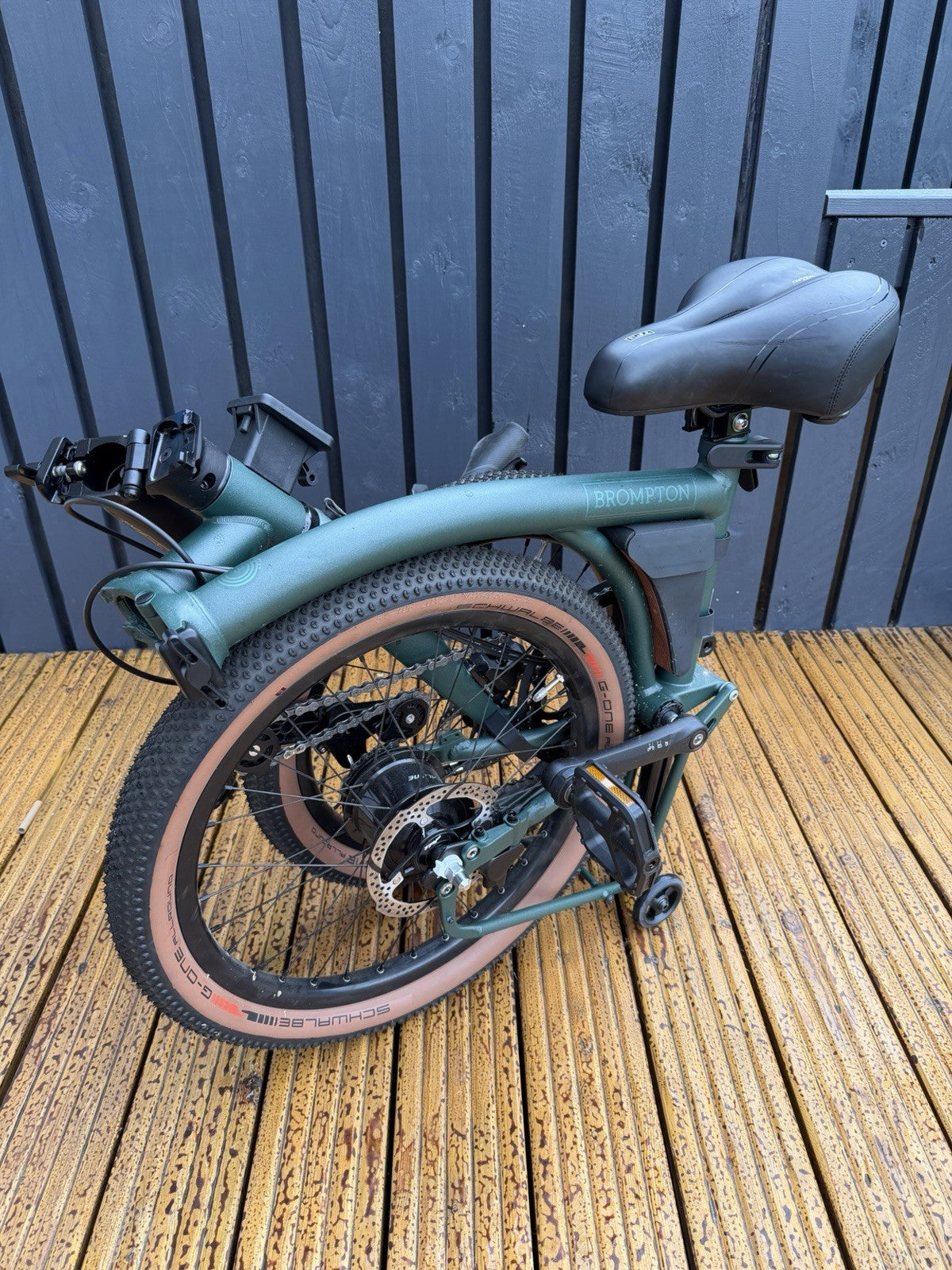 Brompton G Line Folding Bike forest Green 20in 8-Speed