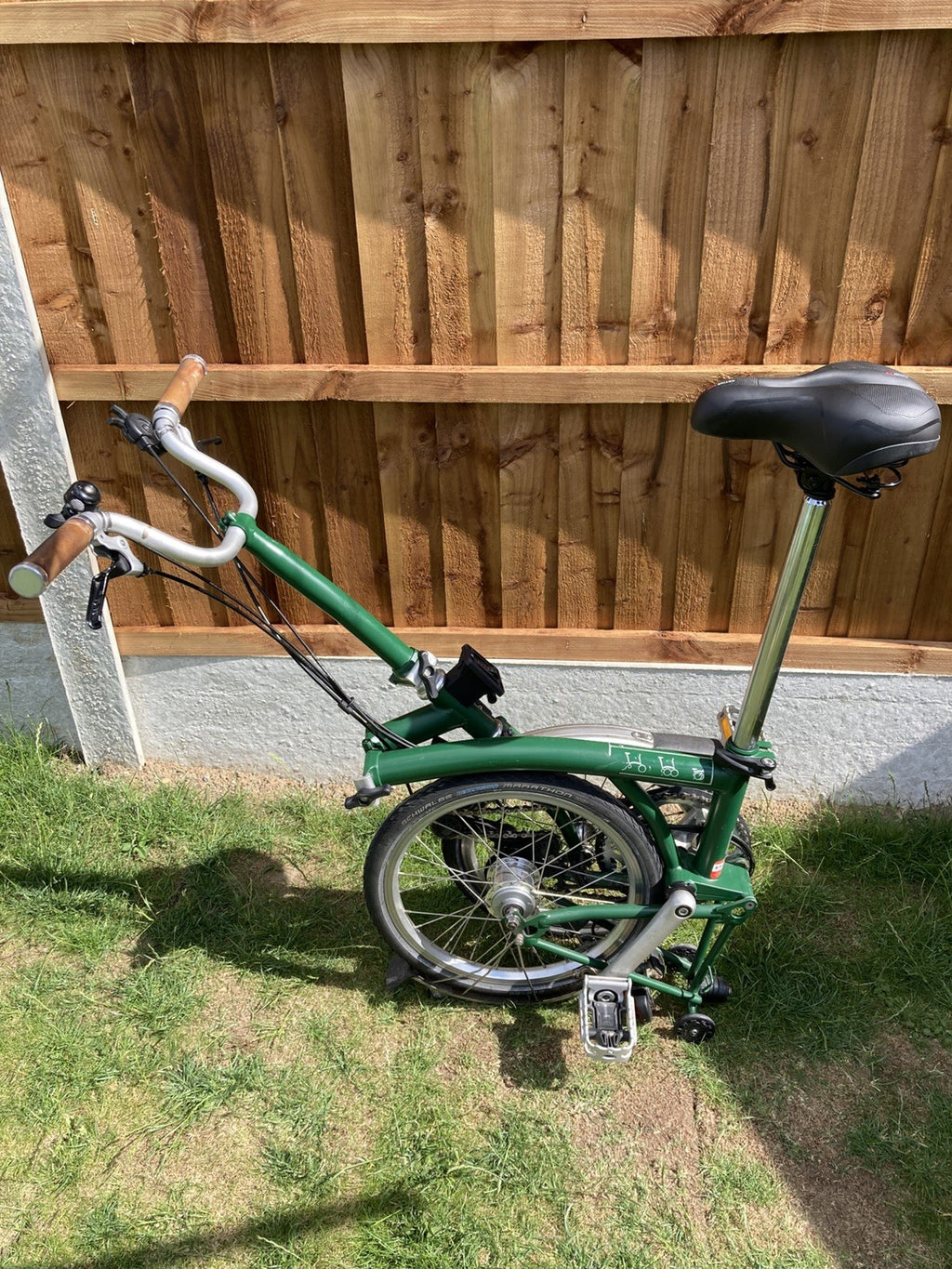 Brompton M6L Green 2014 - Original British Folding Bike - C Line Equivalent