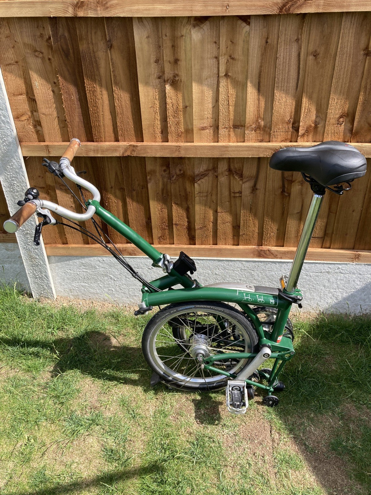 Brompton M6L Green 2014 - Original British Folding Bike - C Line Equivalent