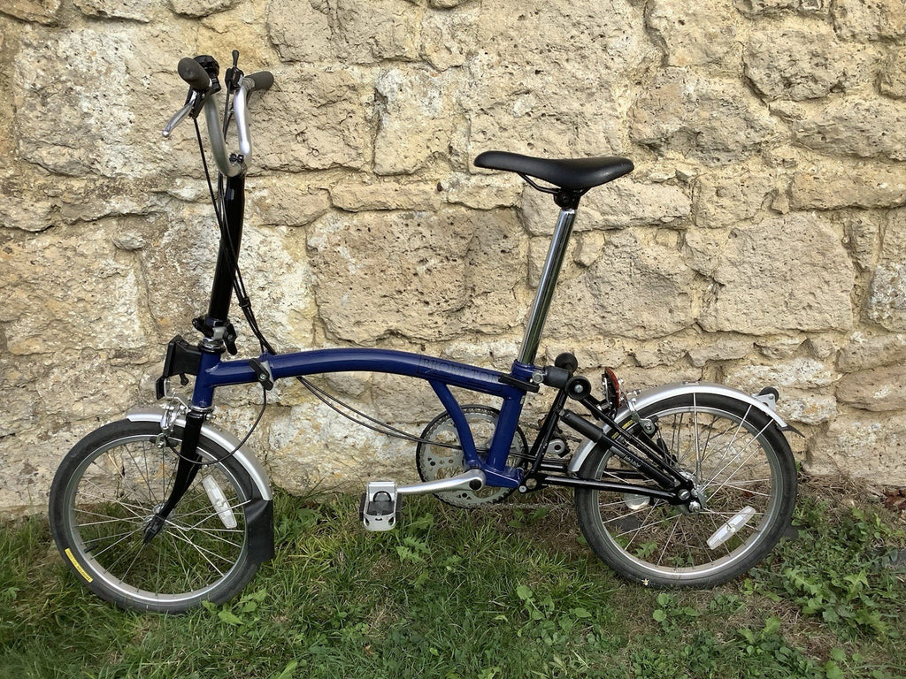 Brompton M3L Folding Bike - Blue - UK DELIVERY