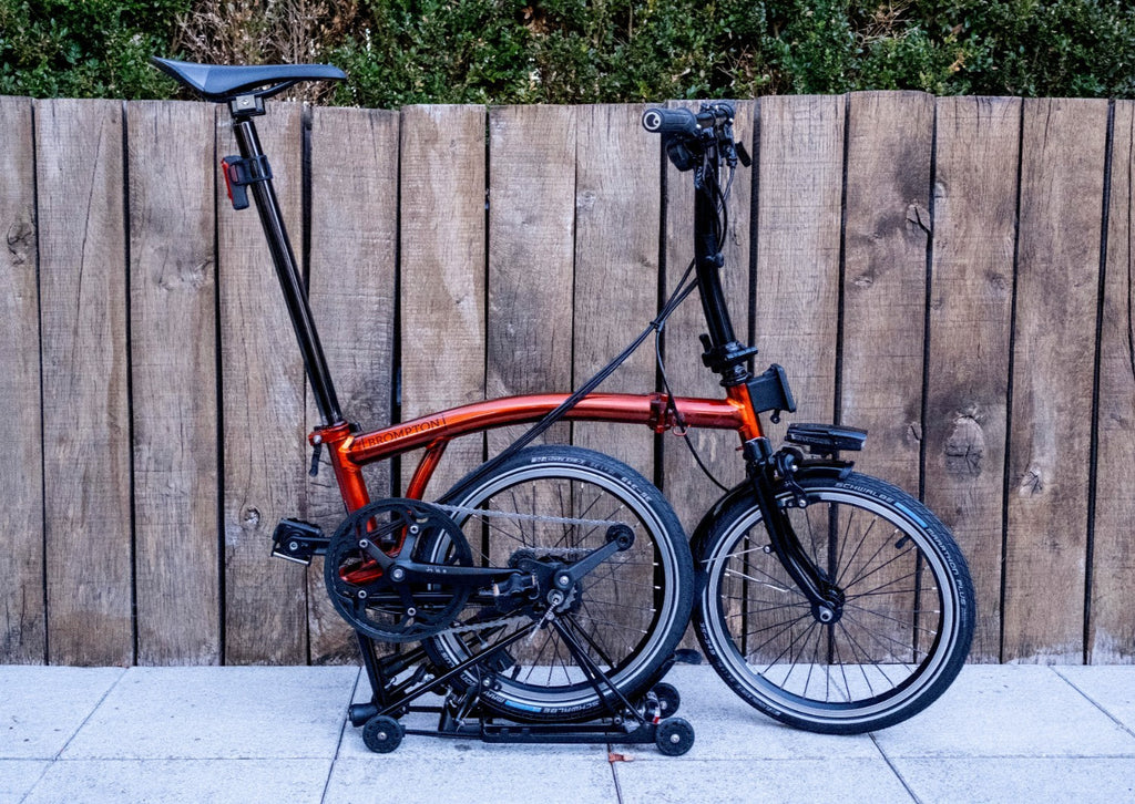 Brompton S6R (6 Speed)Black Edition in Flame Lacquer  + Extras