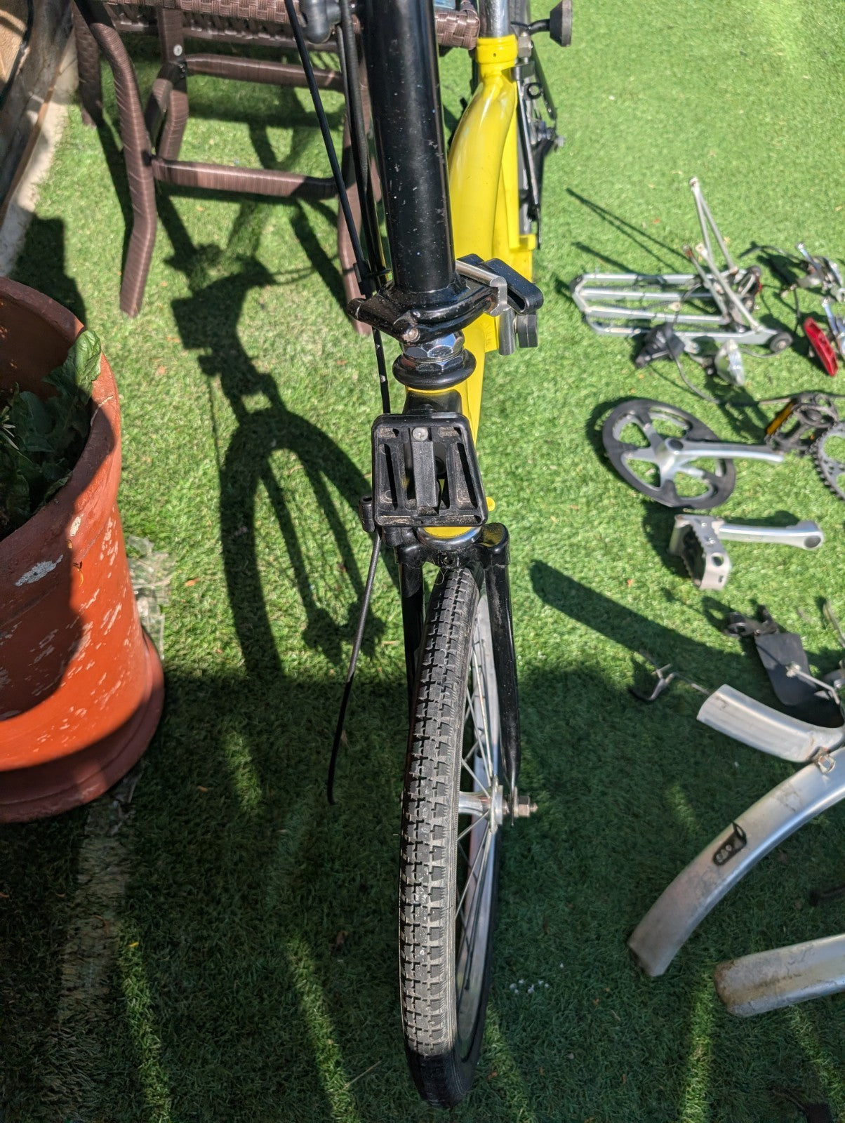 Brompton 1998 C Line T5 Folding Bike 5 Speed plus parts requires assembly
