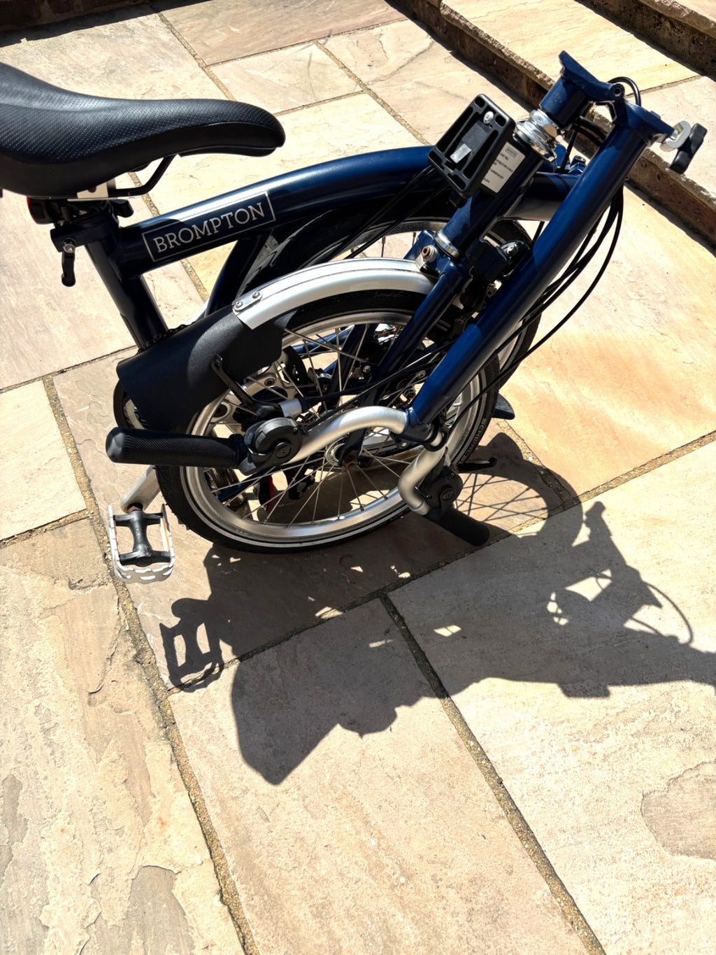 Brompton M6L Folding Bike - Blue - Good Condition