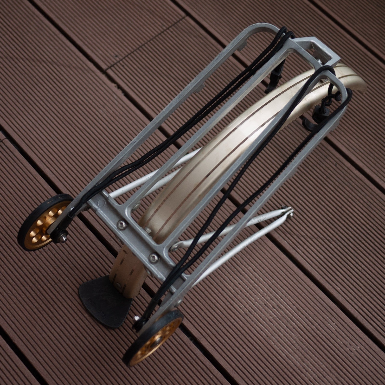 Brompton Complete Rack Set Rear Mudguard Ti Parts Workshop Titanium Easywheel