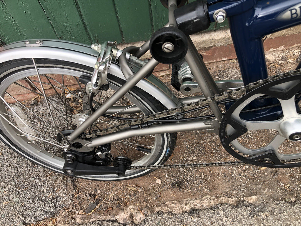 BROMPTON SUPERLIGHT - TITANIUM REAR TRIANGLE AND FORK - 2 Speed