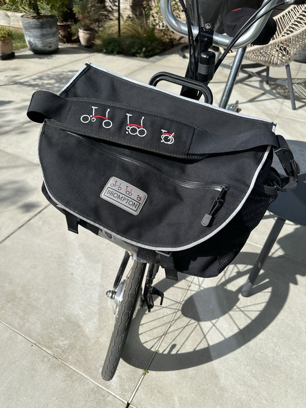 Brompton Folding Bike with Nano Conversion Kit. Includes black Carry Bag.