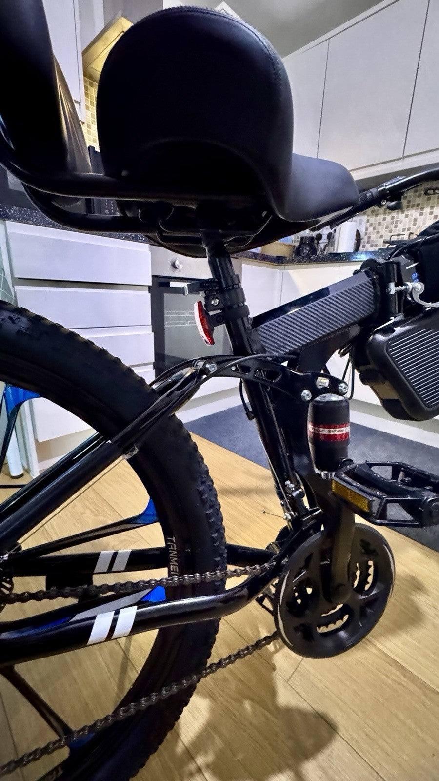 Folding Mountain Bike 27.5" Swytch GO++ 60 Miles Mint Condition