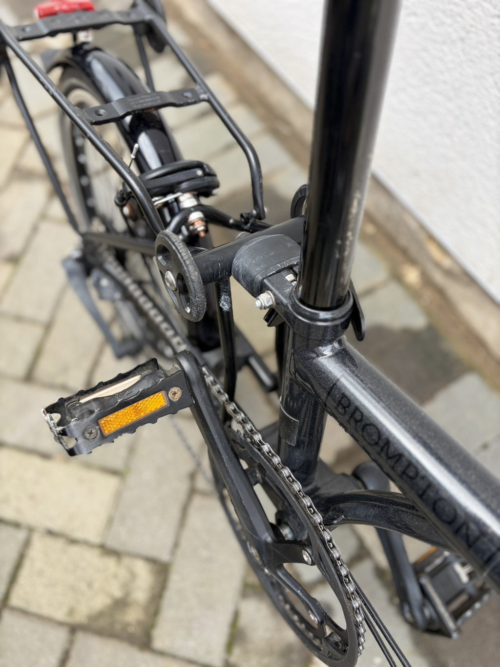Brompton P Line 4-Speed 2023 Folding Bike Midnight Black