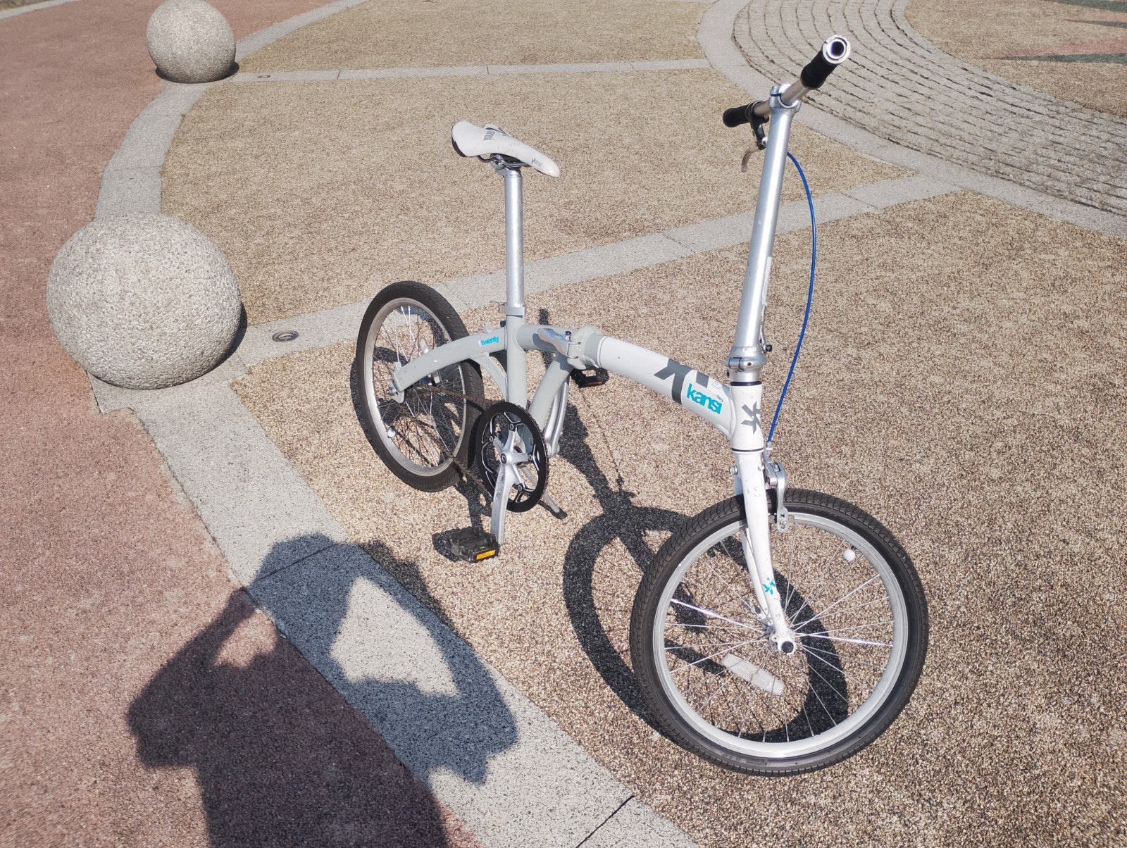 Kansi 1Twenty Single Speed Folding Bike from Japan 20" wheel like BMX delivery
