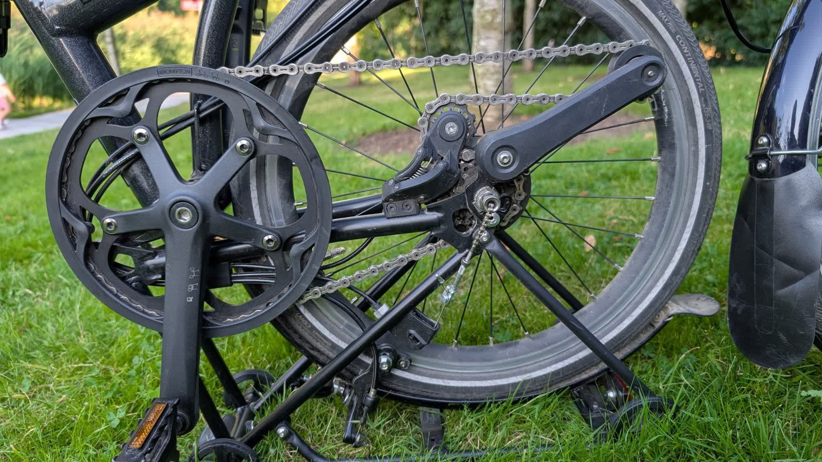 Brompton P Line 12-Speed Folding Bike 2024 Midnight Black - Great Condition