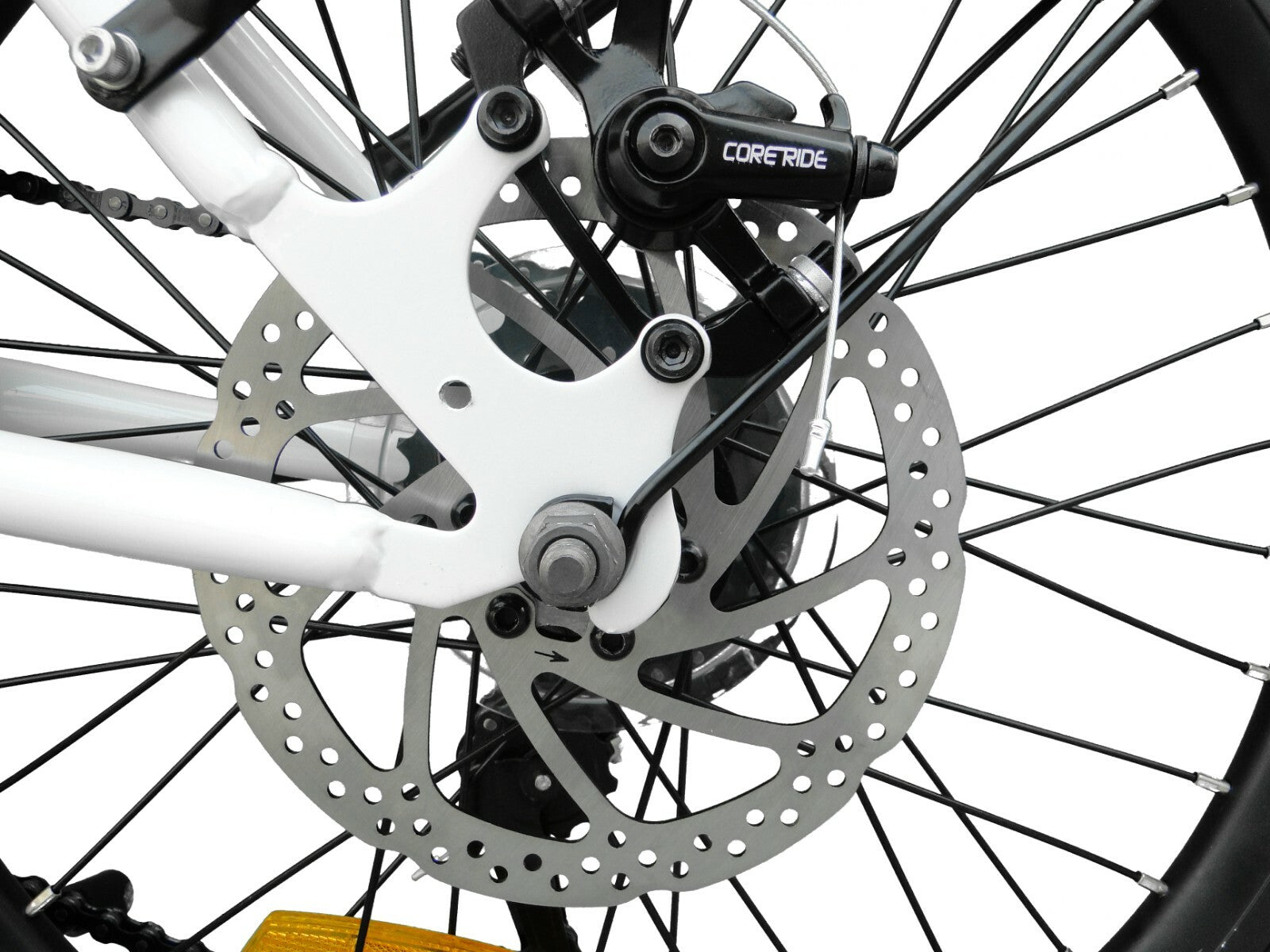 Ecosmo 20" Wheel New 4-Way Folding Steel Tandem Bicycle Bike 7 Speeds - 20TF02GN