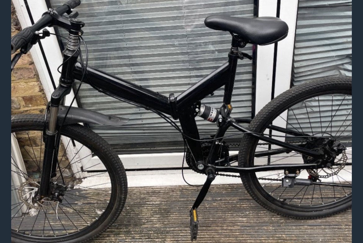 Mountain Bike 26-inch 21-Speed Gears Dual Disc Brakes Foldable
