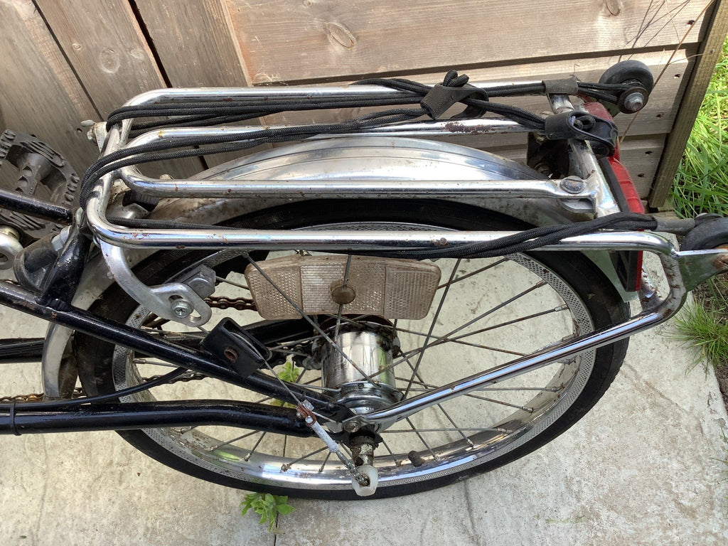 Vintage Original Low Mileage Brompton C Line 5 Gear 1988 T5M and Storage Bag