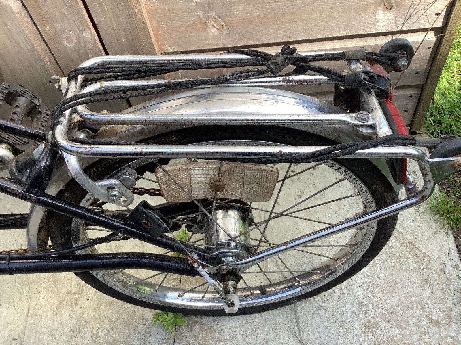 Vintage Original Low Mileage Brompton C Line 5 Gear 1988 T5M and Storage Bag