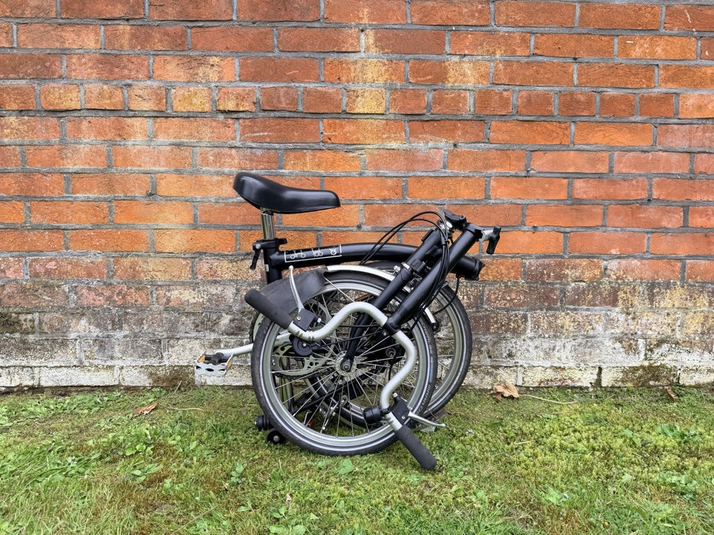 Brompton M3L Black Folding Bike, 3 Speed, Great Condition