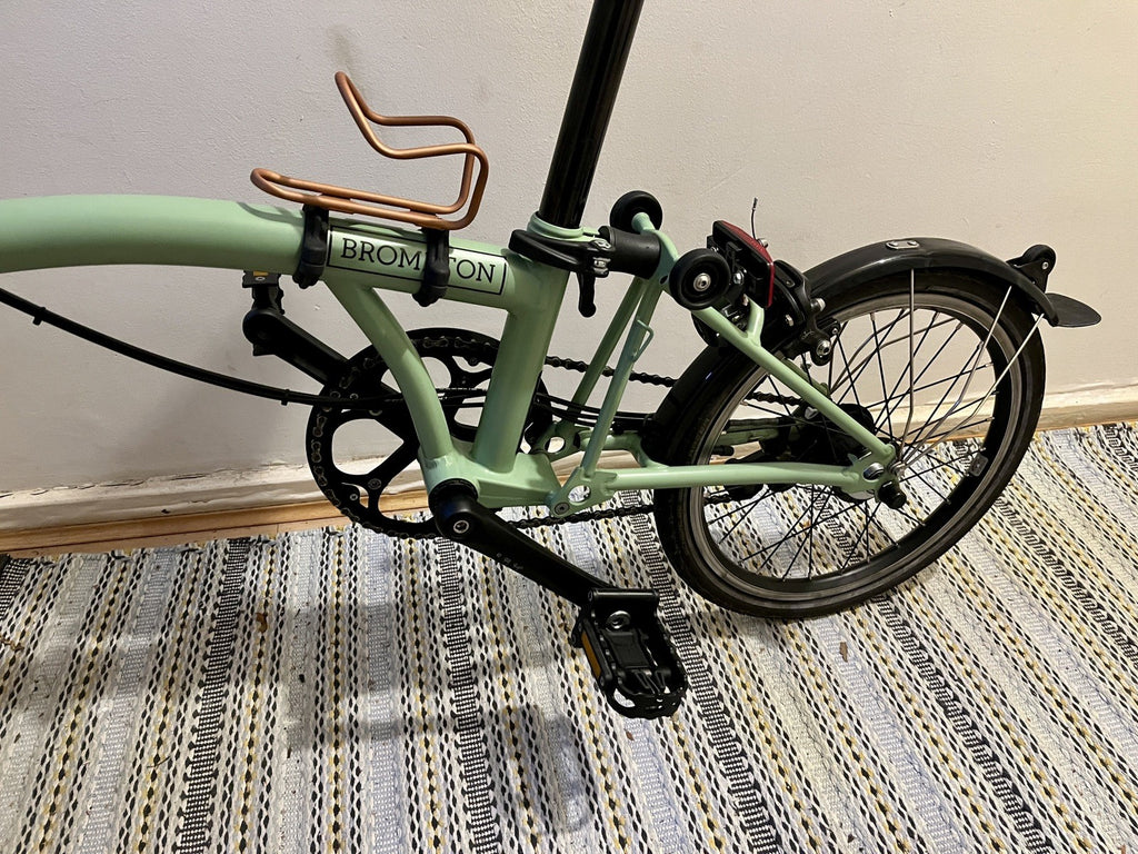 Brompton Bike 6-Speed Explore, Matcha Green M Handlebar