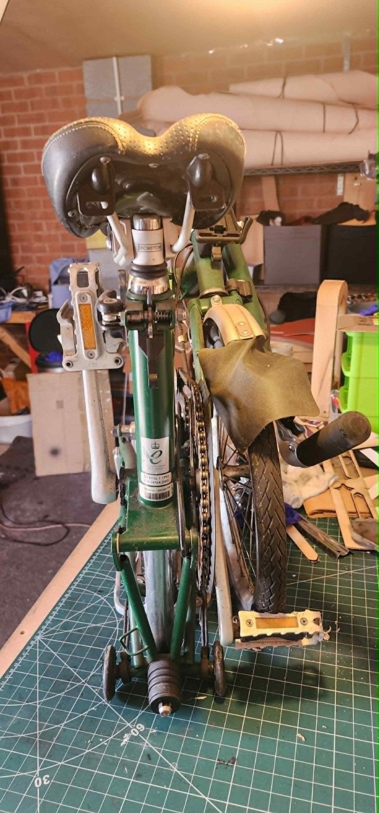 Brompton M6R Folding Bike – 2015 – Green