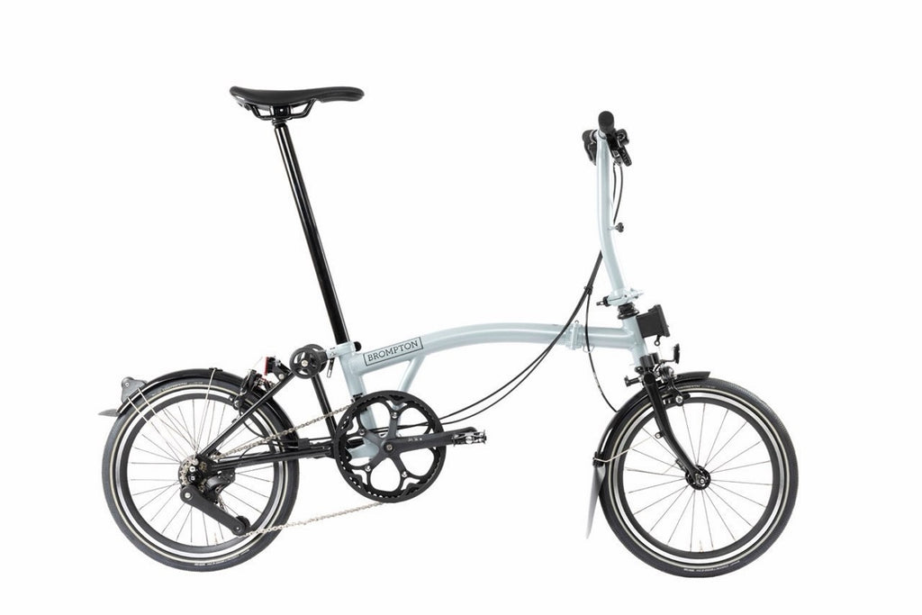 Brompton P Line Explore 12-Speed 2025 – Lunar Ice – Excellent Condition