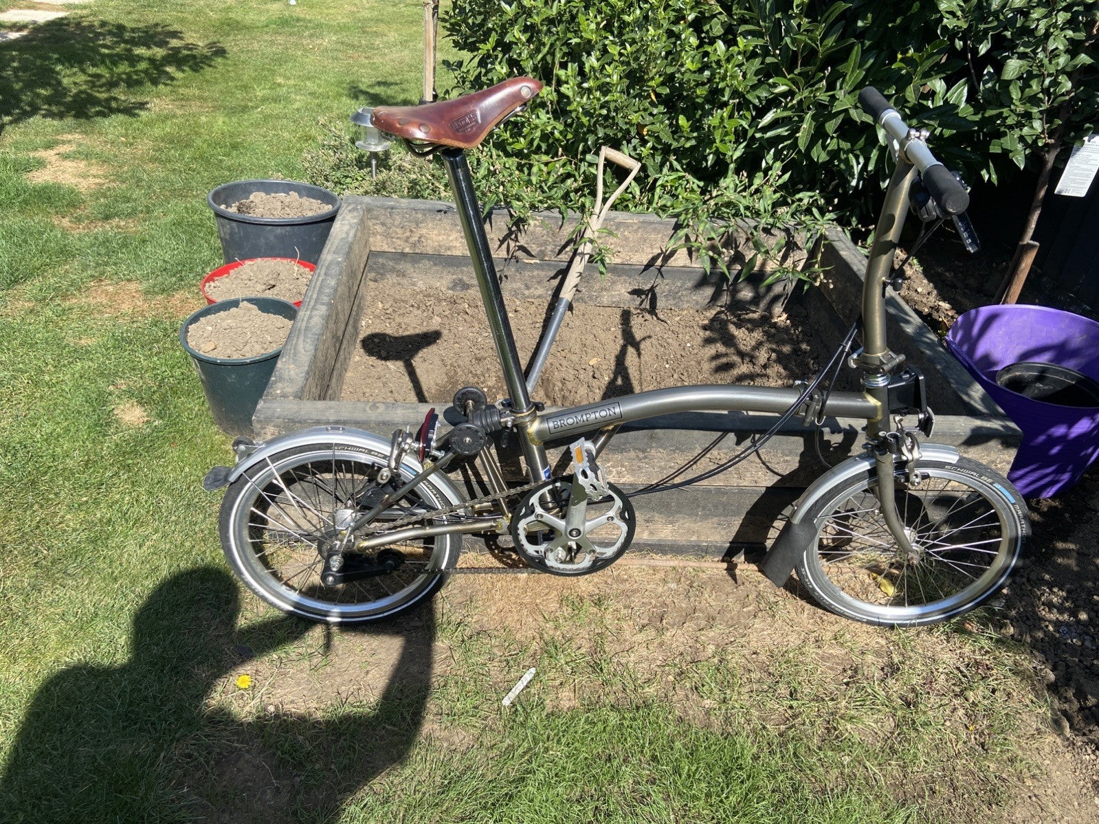Brompton C Line 6 Speed - Raw Lacquer