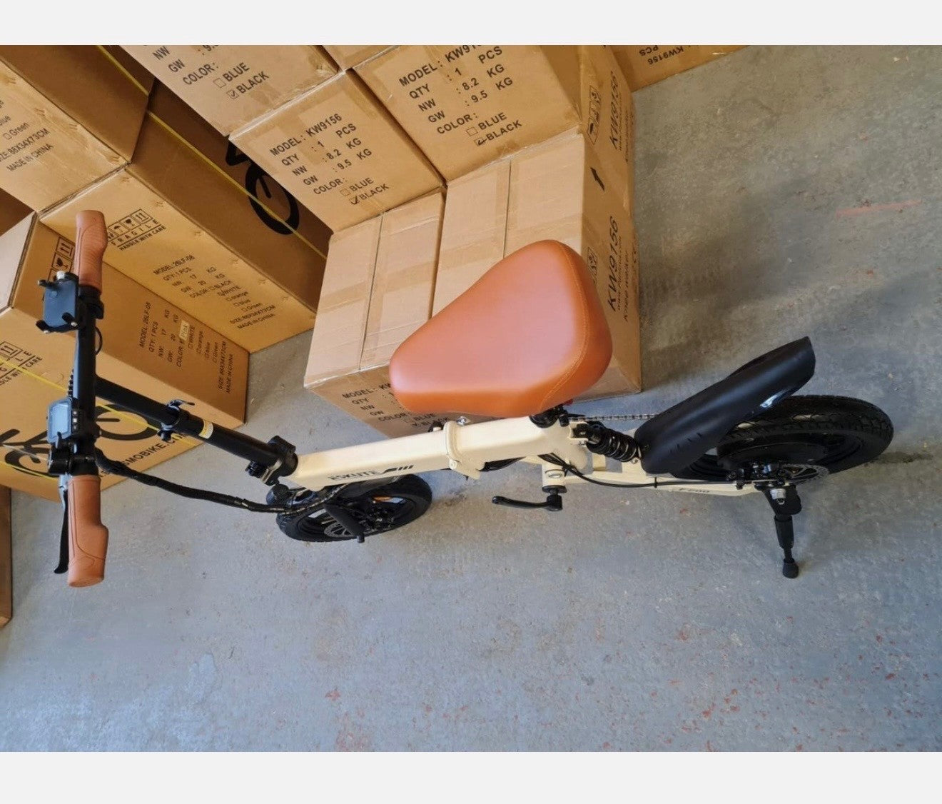 14" Portable Commuter Bike 50km range 36V 7.8A Folding City Bike Full Disc-F200R