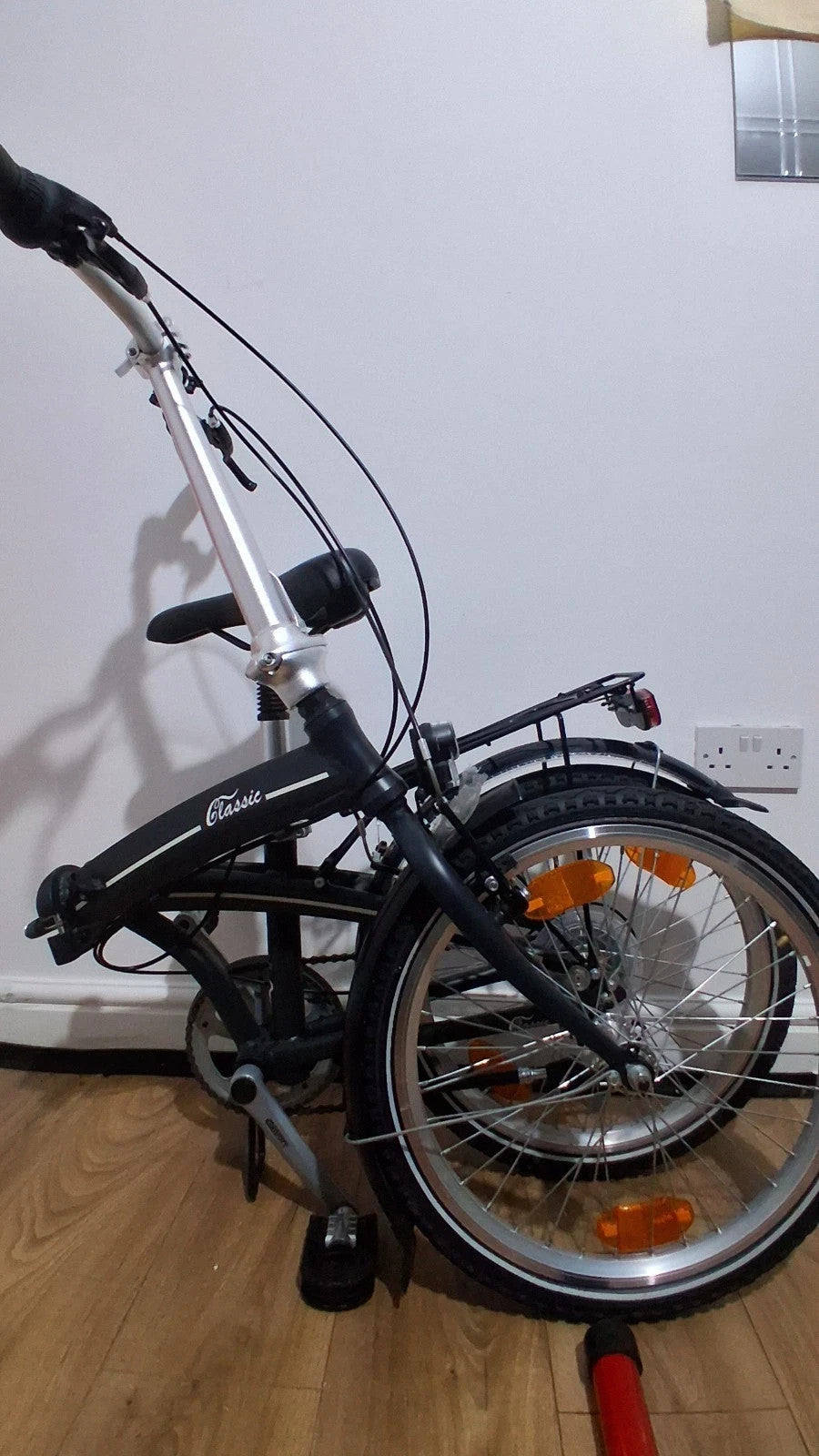 Denver Classic 001 Folding Bike 20in 7 Speed, Lights, Rack, Mudguards
