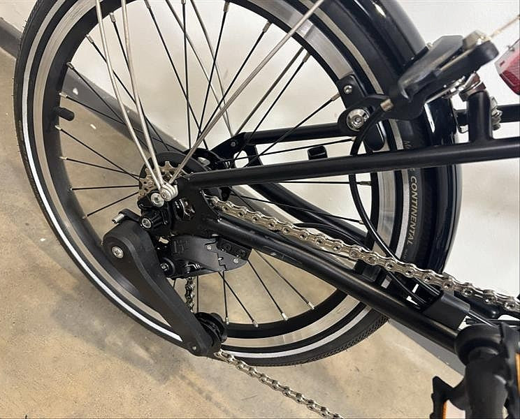 Brompton P Line 4 Speed 2022 Low Handlebar Folding Bike - Storm Grey