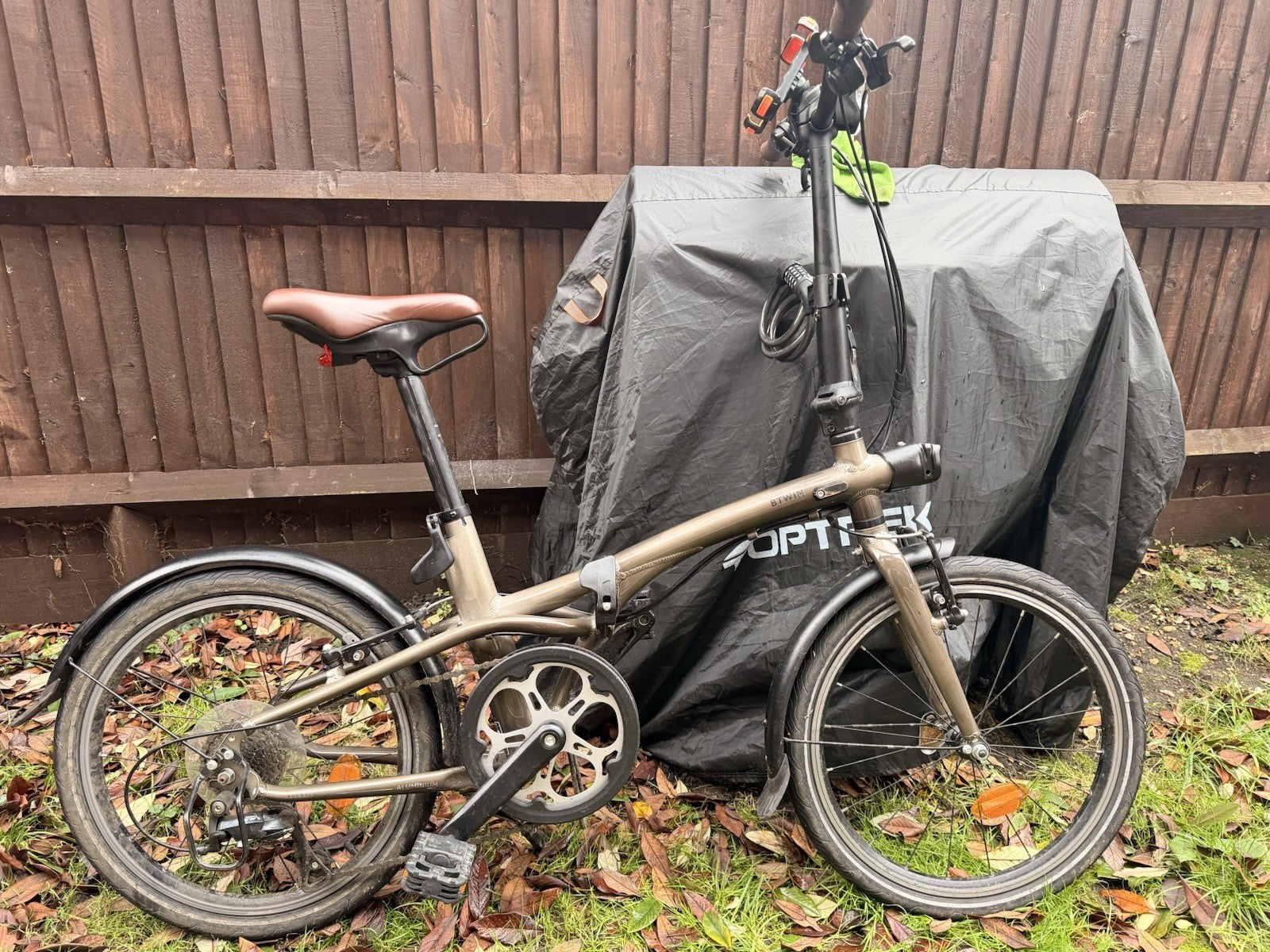 BTWIN Folding Bike Fold 560 Lacquered Aluminium