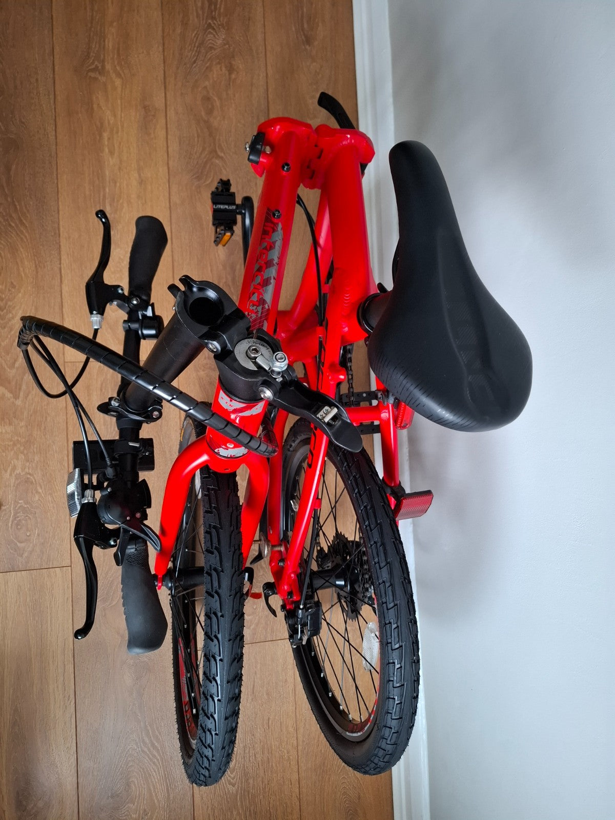 Carrera Intercity Disc 8-Speed Folding Bike With Accessories and more