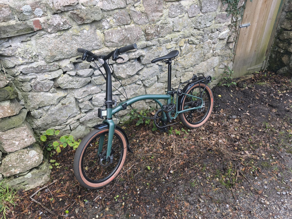 Brompton G Line 8-Speed Medium Folding Bike Forest Green, Men's