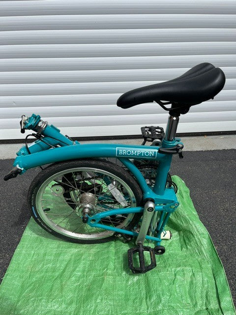 Brompton B75 16" Folding Bike - Blue