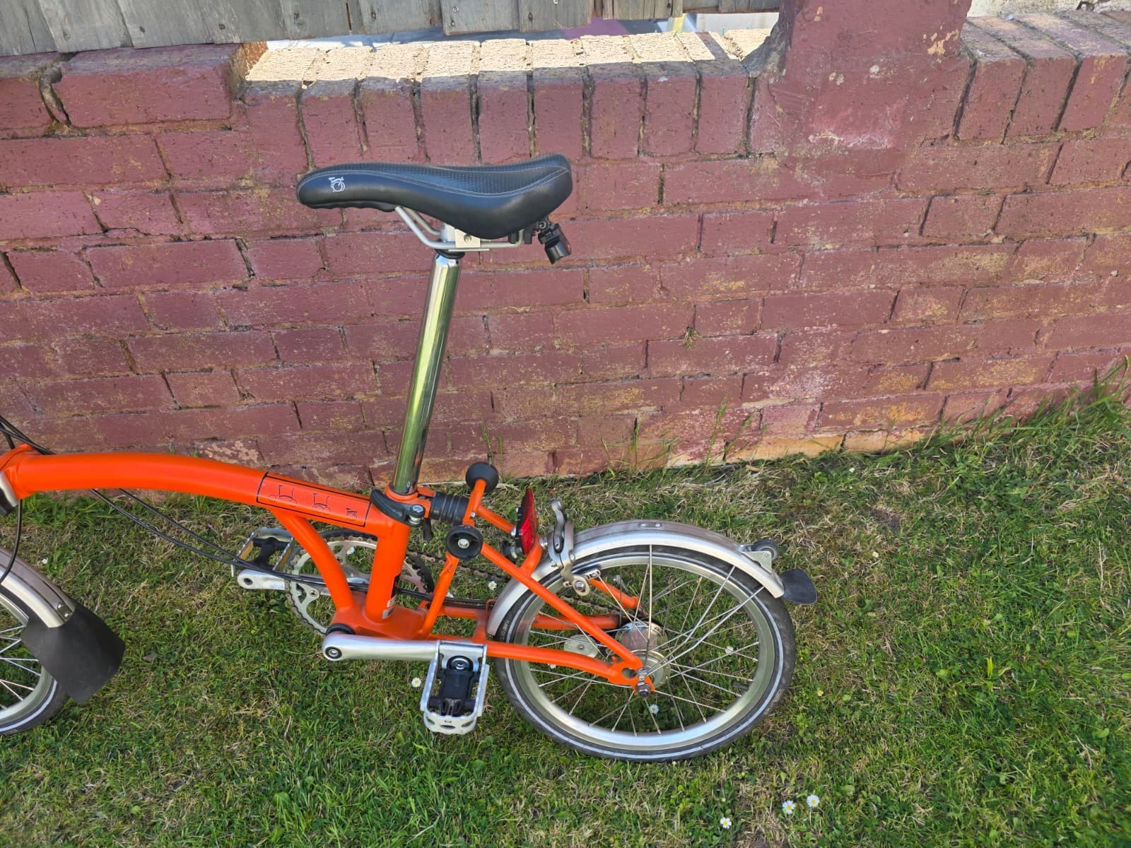 Brompton M6L Folding Bike - Orange Speed