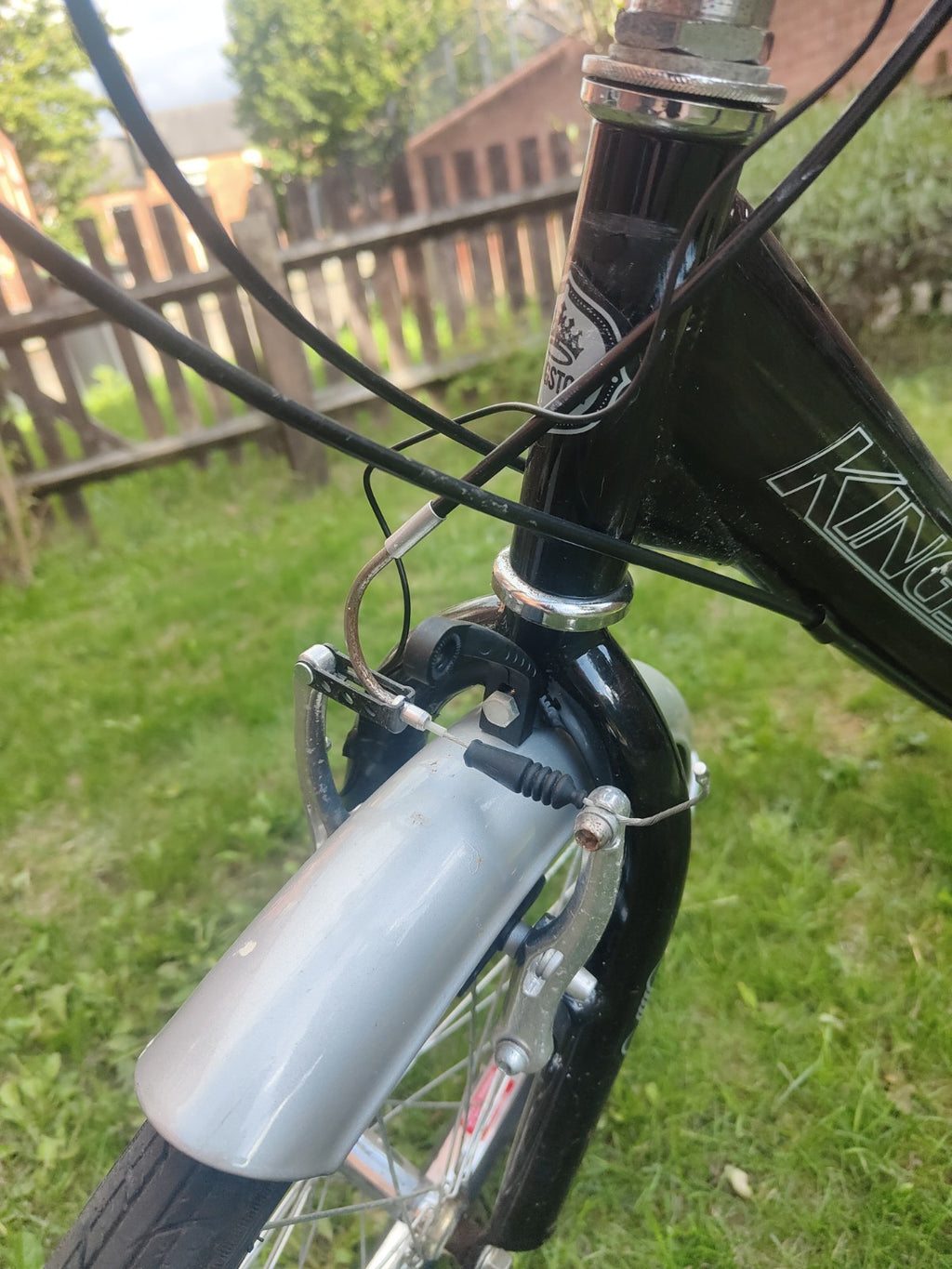Kingston 20in Folding Bike 6-Speed Black/Silver Rear Rack Fenders + EXTRA'S